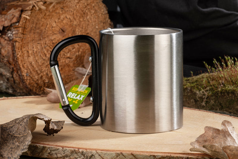 Mug with carabiner CAMPIC 200 ml