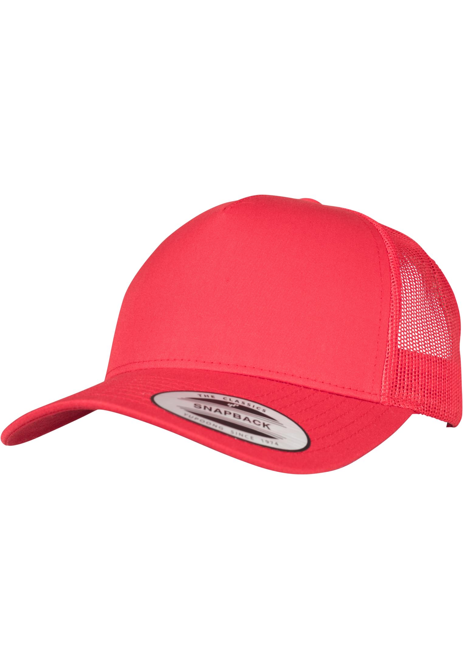 Cepure Yupoong 5-Panel Retro Trucker Cap red