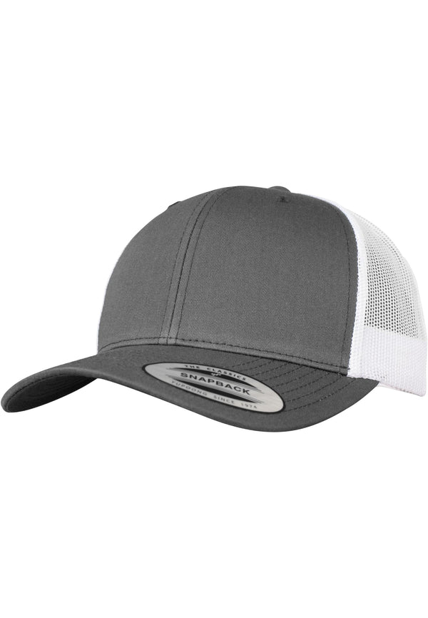 Cepure Yupoong Retro Trucker 2-Tone dark grey/white