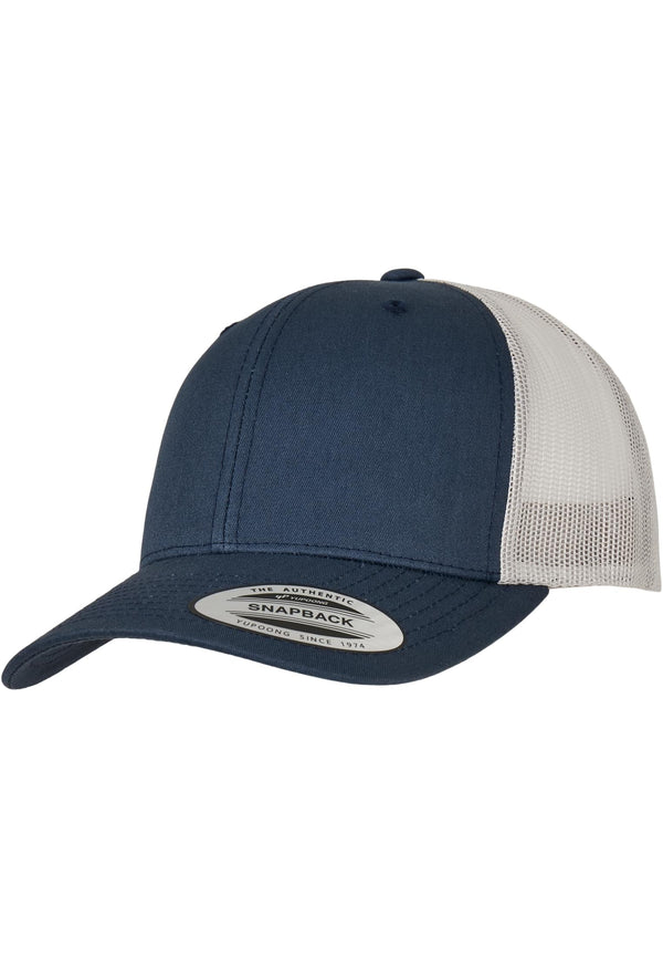 Cepure Yupoong Retro Trucker 2-Tone navy silver