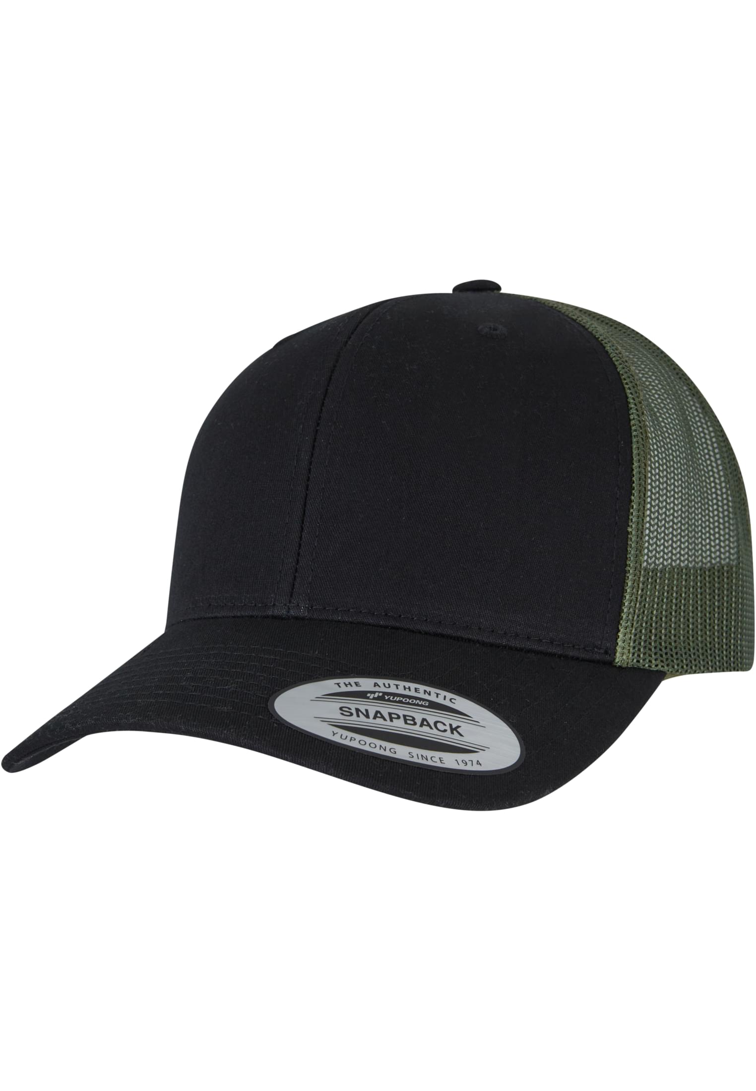 Cepure Yupoong Retro Trucker 2-Tone black/green